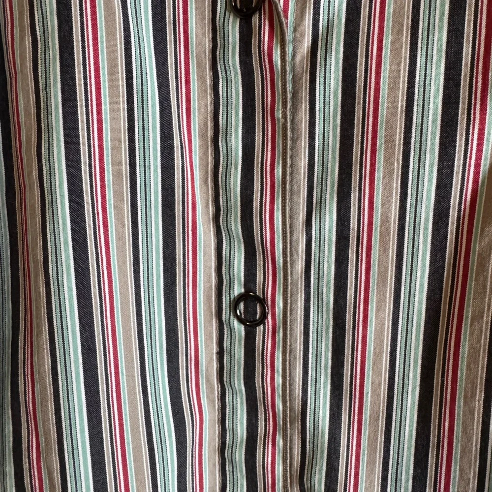 Lafayette 148 New York SZ 4 Striped Button Down Shirt - Multicolor - Picture 6 of 8